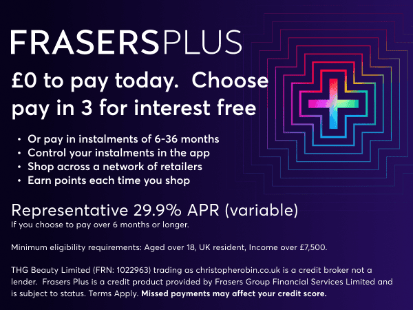 Christophe Robin shop with Frasers Plus, £0 to pay today. Choose pay in 3 for interest free payments.