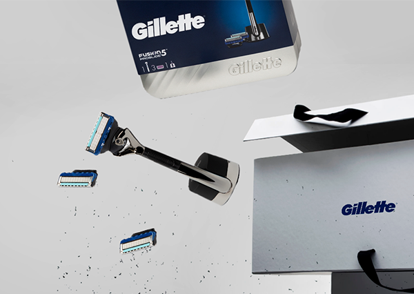 Gillette Razors, Blades and Gillette box