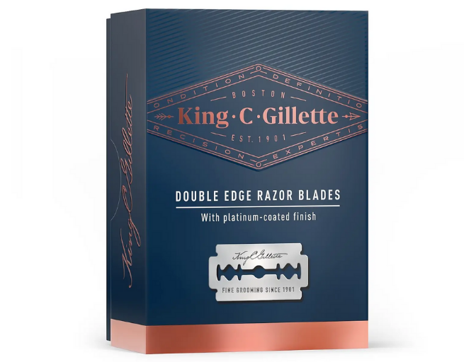 King C. Gillette Double Edge Razor Blades for Beard Care | Gillette UK