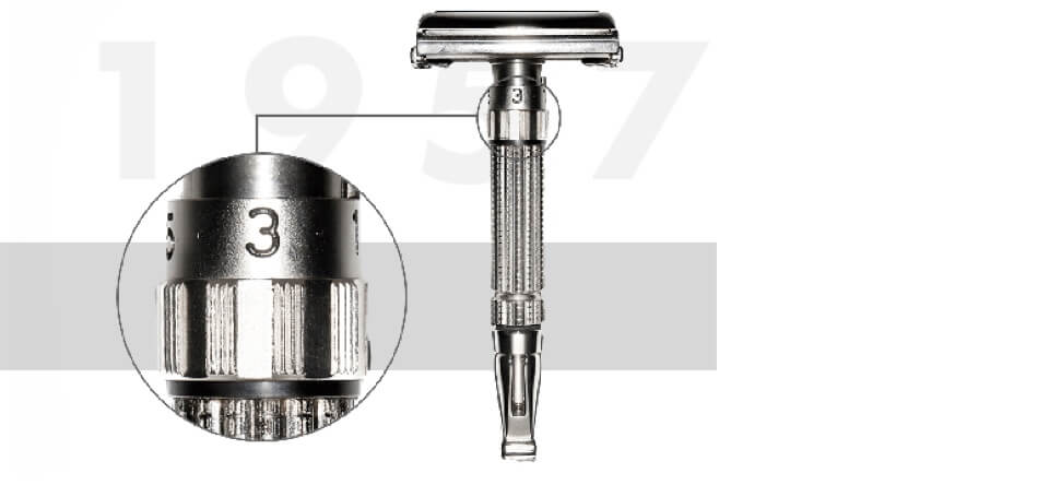 Gillette 1957 adjustable razor