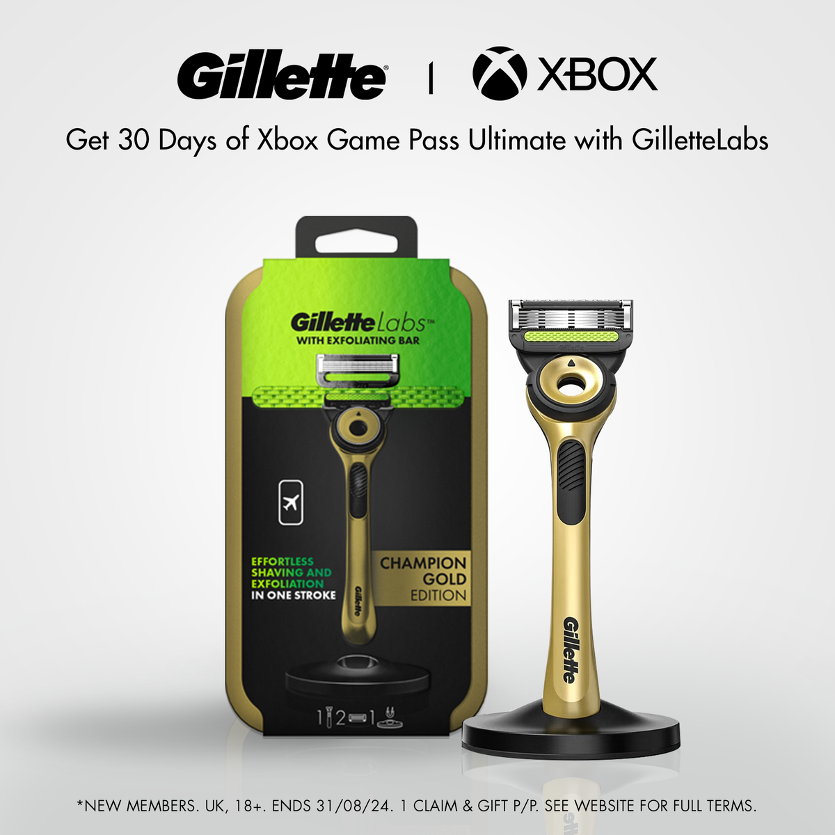 Gillette P1 Program and Xbox Game Pass Ultimate