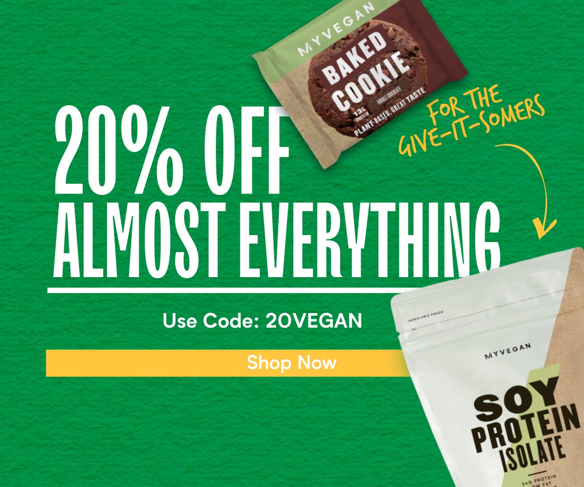 20% off almost everything | code: 20VEGAN