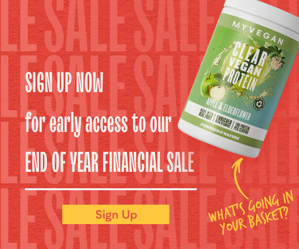 Sign up now for early access to our end of year financial sale