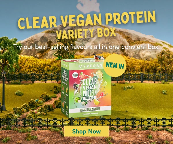 NEW IN Clear Vegan Protein Variety Box