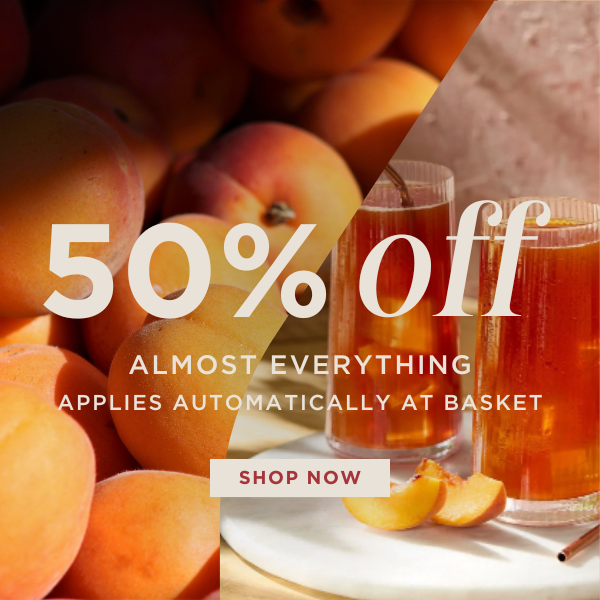 50% off almost everything. Discount applies automatically at basket.