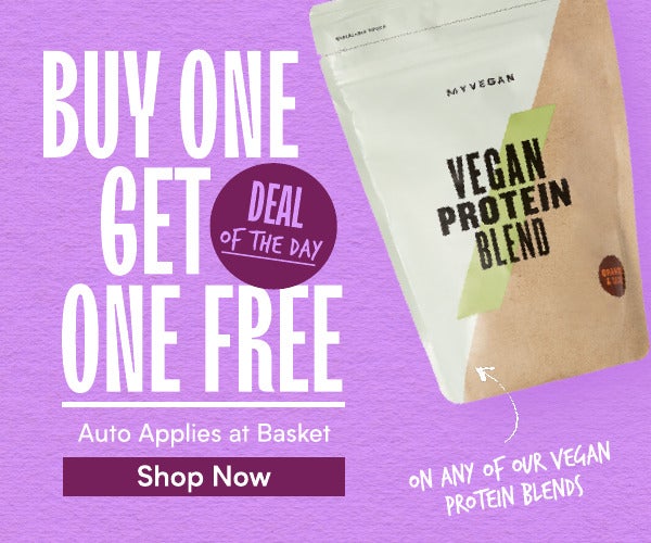 Deal of the Day:  Buy one get one FREE on Vegan Protein Blend| Auto Applies at Basket