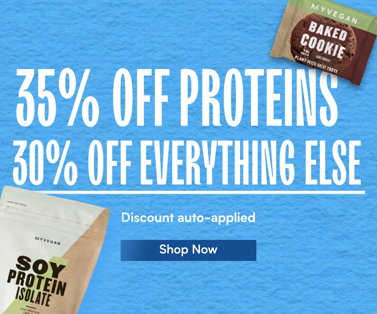35% off proteins, 30% everything else