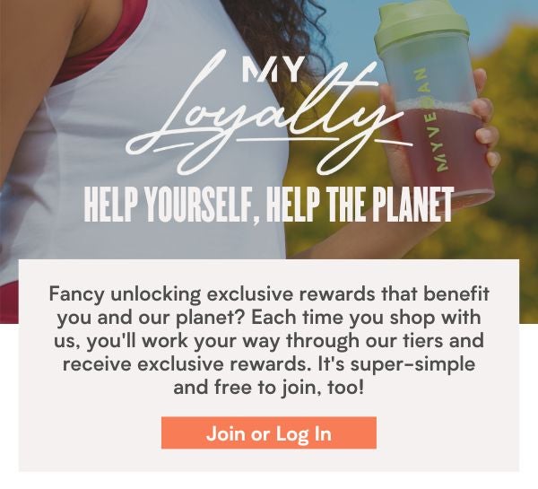 Fancy unlocking exclusive rewards that benefit you and our planet? Each time you shop with Myvegan, you'll work your way through our tiers and receive exclusive rewards. It's super-simple and free to join, too!