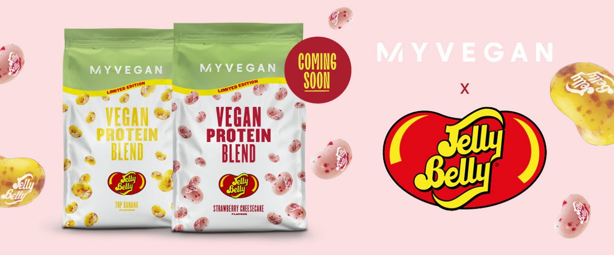 Be the first to try our Jelly Belly flavours Vegan Protein Blend
