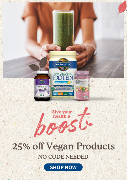 25% off vegan products