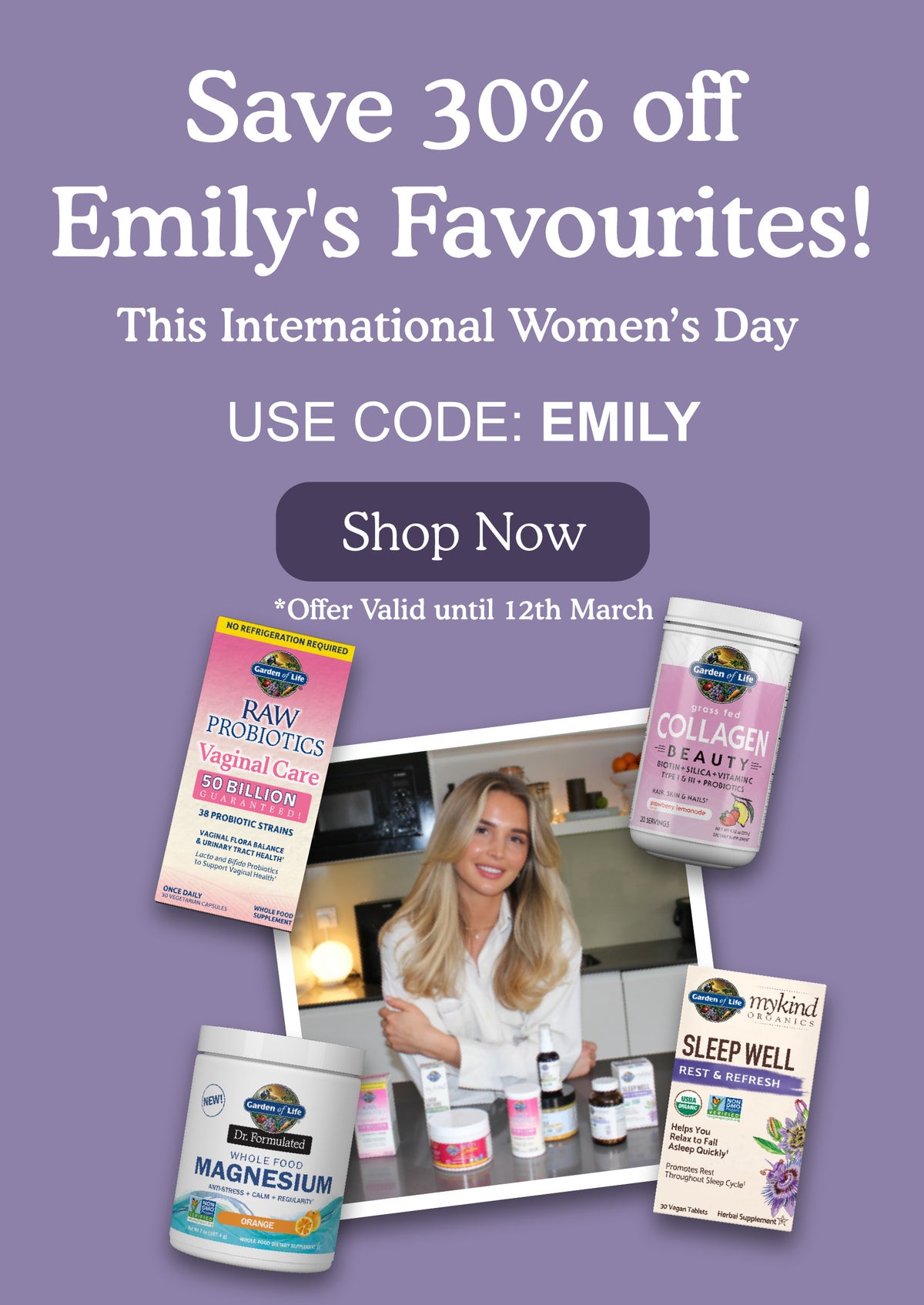 Emily English's Favourite Products Garden of Life UK