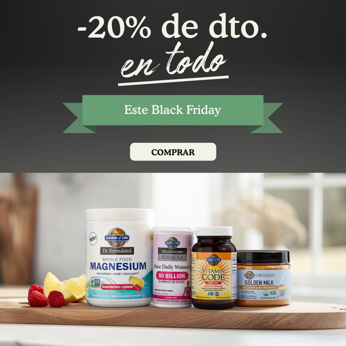 20% DE DTO. EN TODO