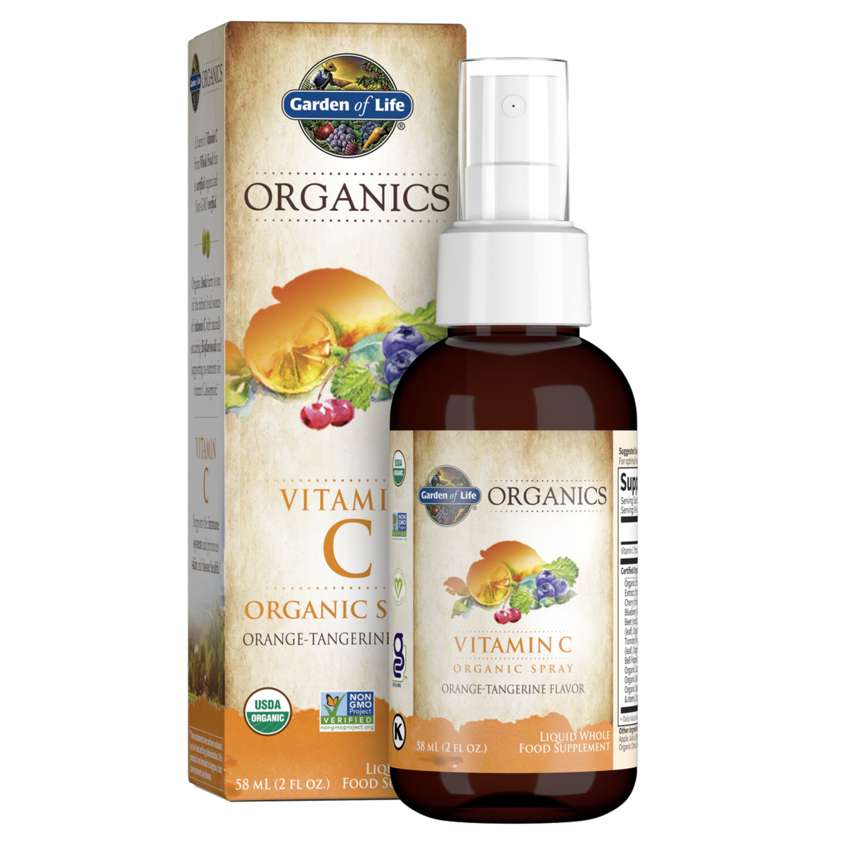 Espray de vitamina C myKind Organics