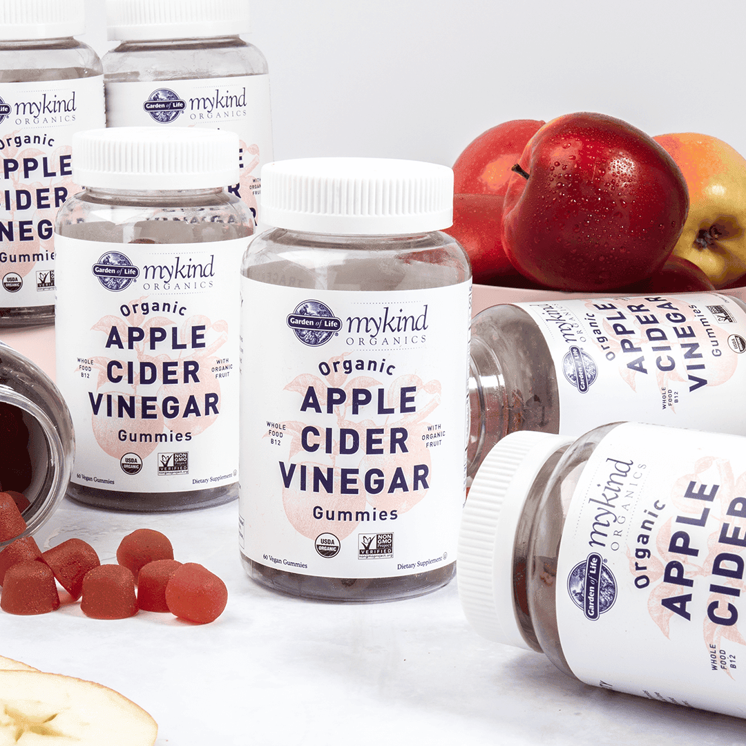 Caramelle all' aceto di sidro di mele organico con mele