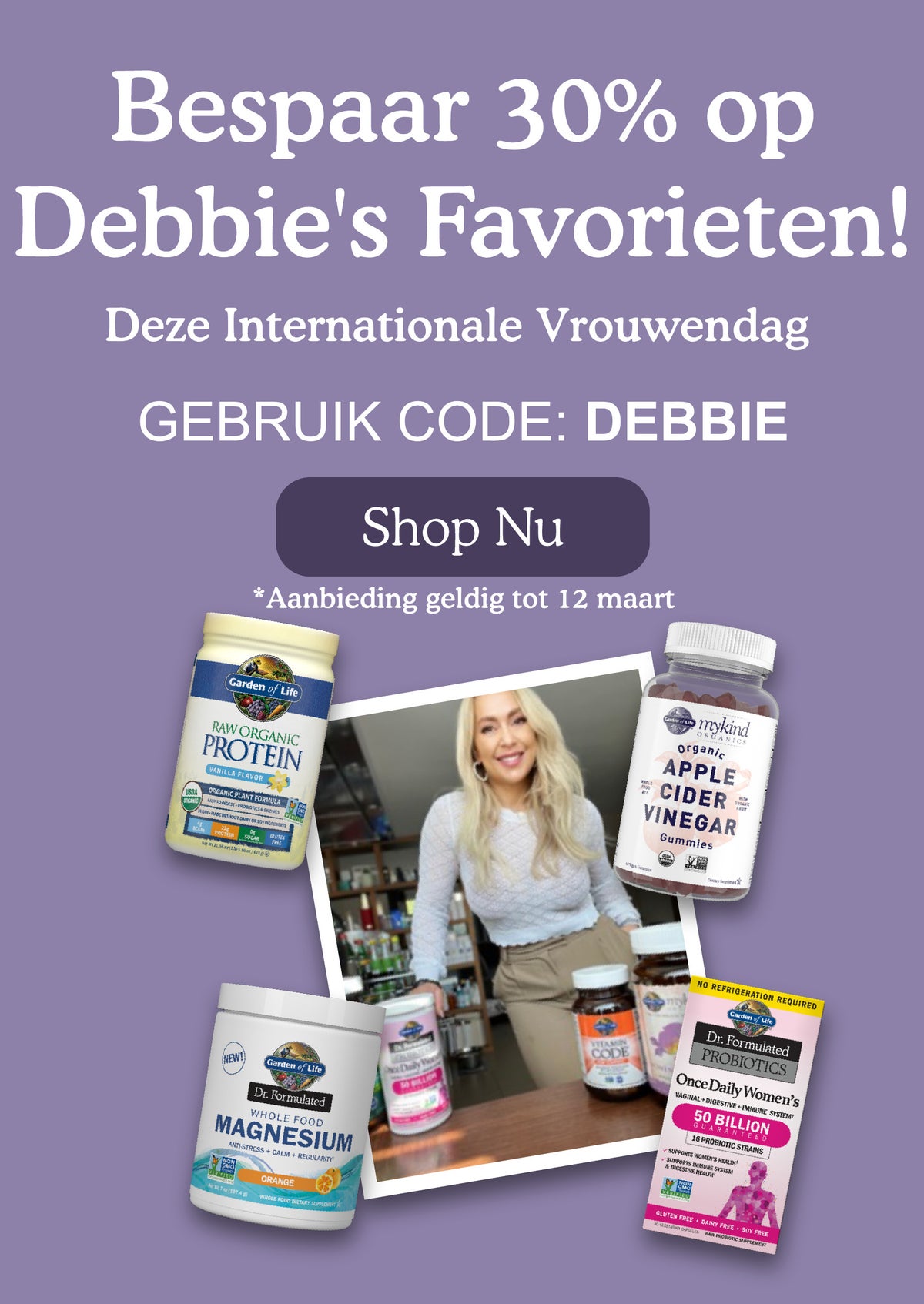 30% korting Debbie!