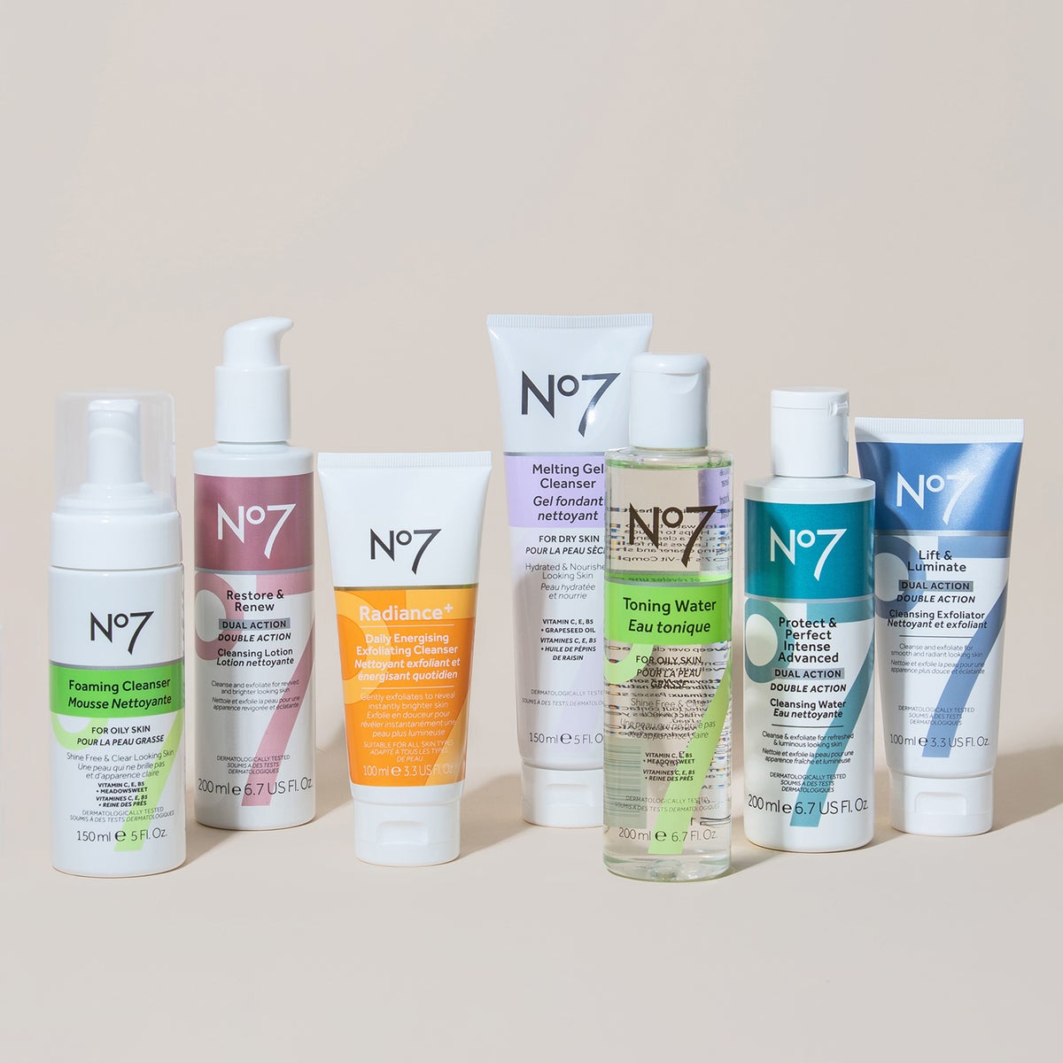 FREE CLEANSERS FOR MYNo7 MEMBERS. Get a FREE Cleanser when you spend $70. SHOP NOW.