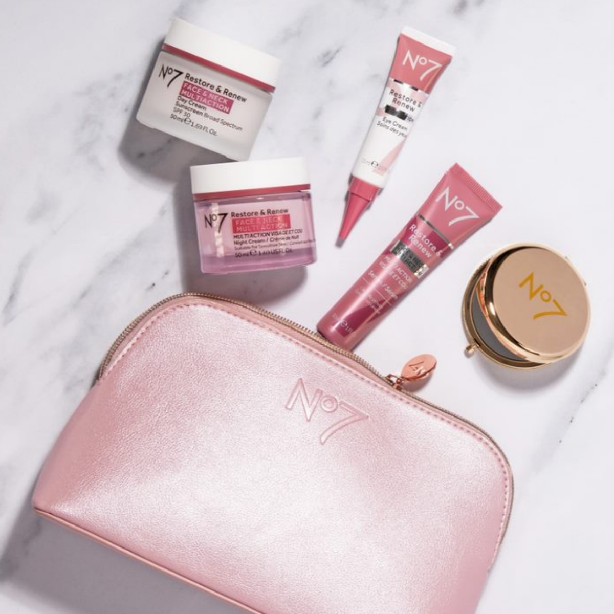 Free Cosmetics Bag when you buy a skincare set