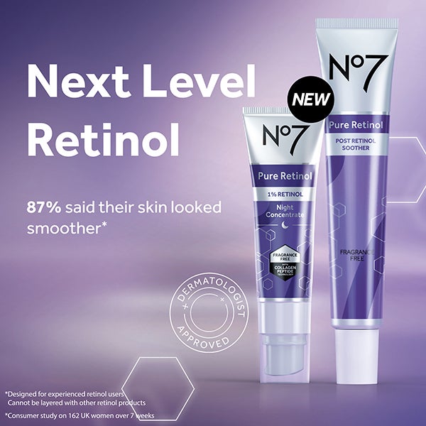 Next level retinol: clinically proven to deliver, even on the appearance of stubborn and deep wrinkles.
