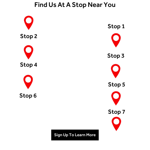 Find Us At A Stop Near You