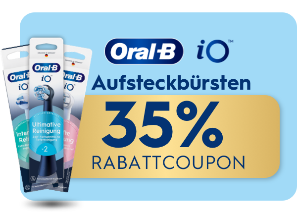 Oral-B iO Aufsteckbursten - 35% Rabattcoupon