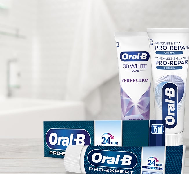 Het brede assortiment tandpasta’s van Oral-B heeft alles wat je nodig hebt om je gebit sterk, stralend en gezond te houden.  Koop Nu