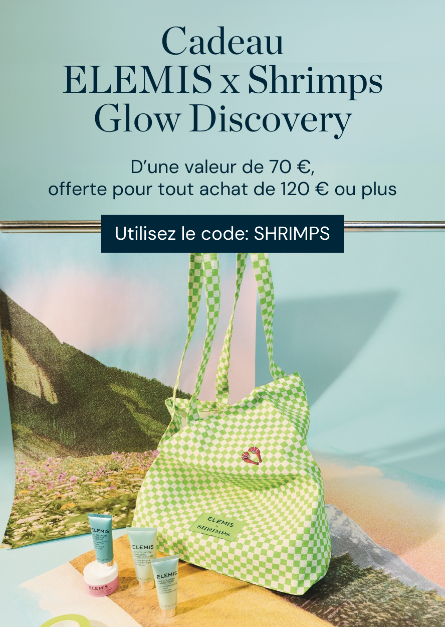 Cadeau ELEMIS x Shrimps Glow Discovery