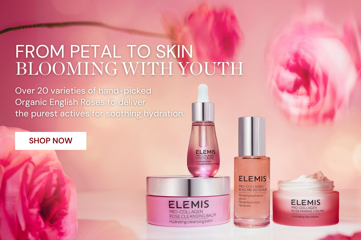 From Petal to Skin Blooming with Youth