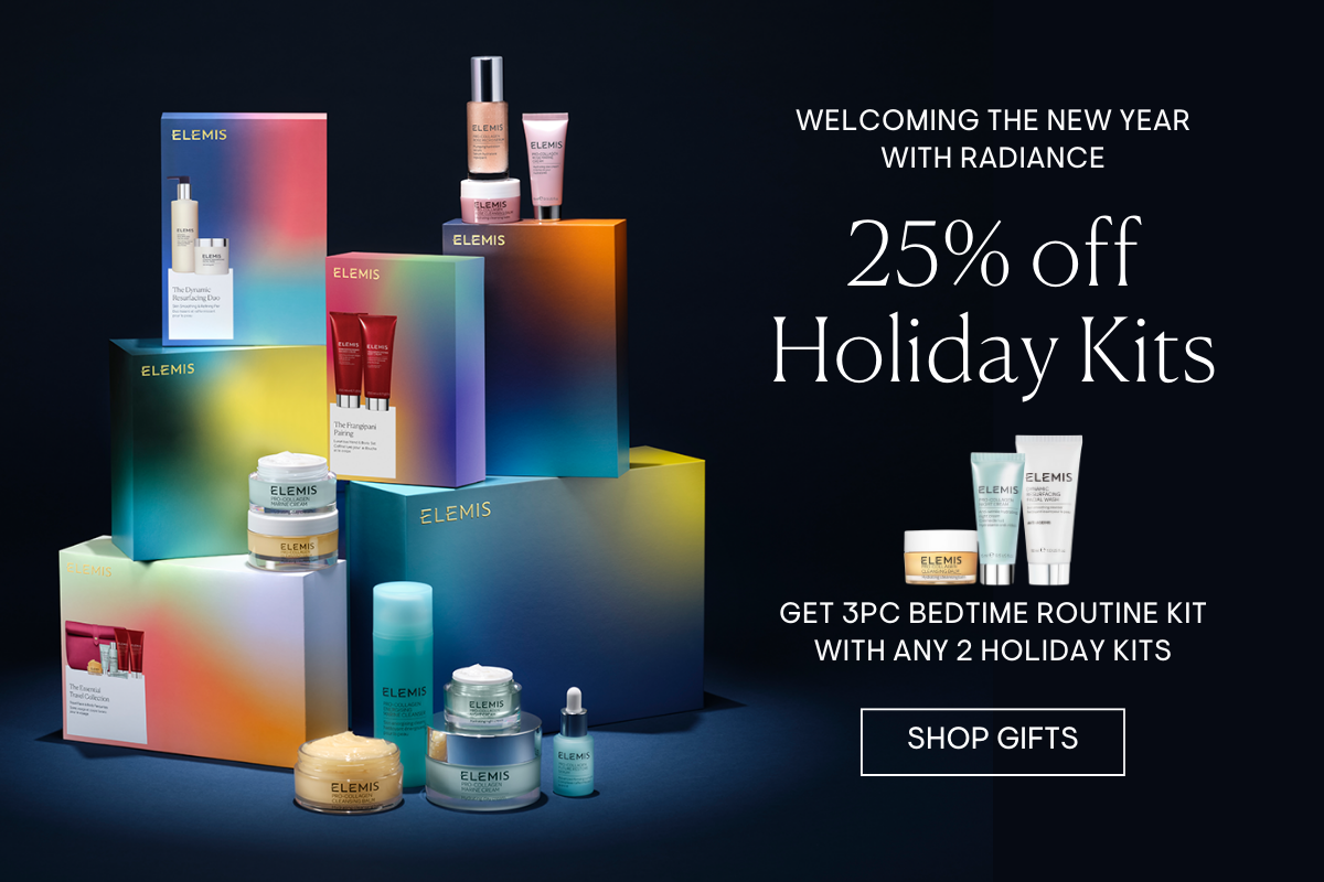 25% Off Holiday Kits + Get 3pc Bedtime Routine Kit with any 2 Holiday Kits