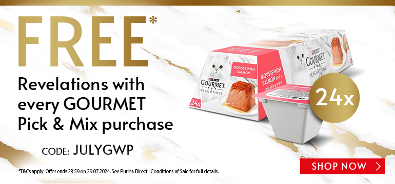 FREE Revelations with every GOURMET Pick & Mix purchase. Code: JULYGWP
