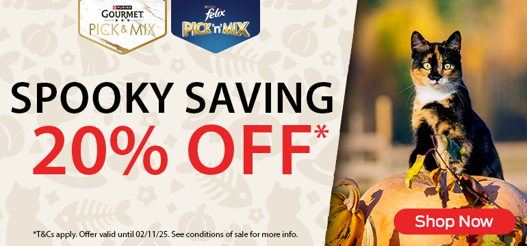 Spooky saving. 20% off