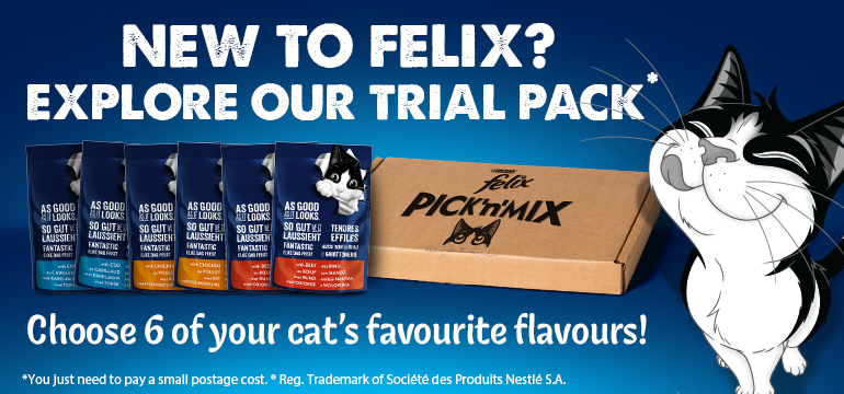 Mix and match your favourite felix and gourmet flavours