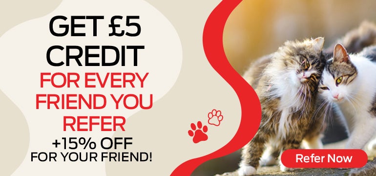 Get £5 credit for every friend you refer.