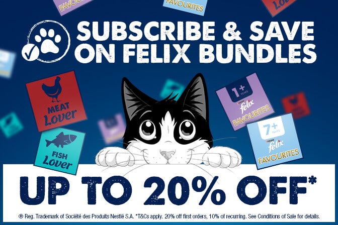 Subscribe & Save on Felix bundles. Up to 20% off