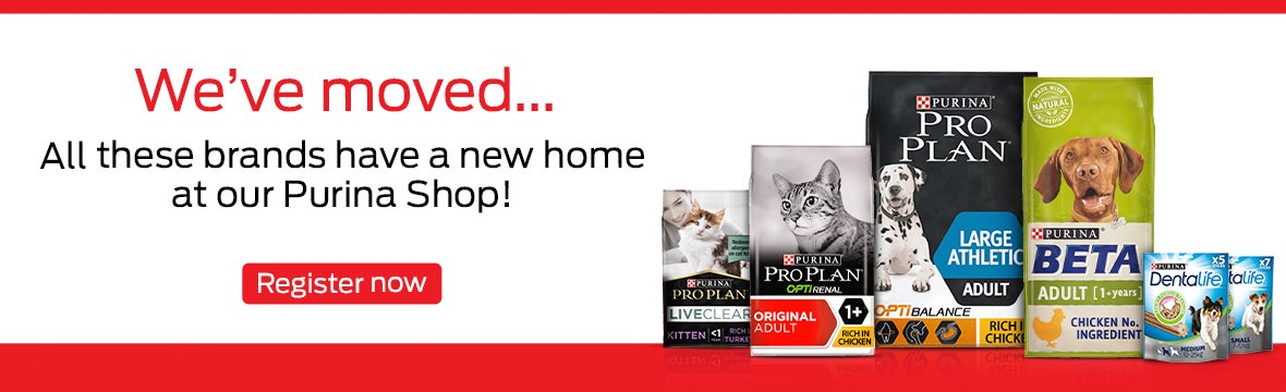 We're moving...All these brands have a new home at our Purina Shop!