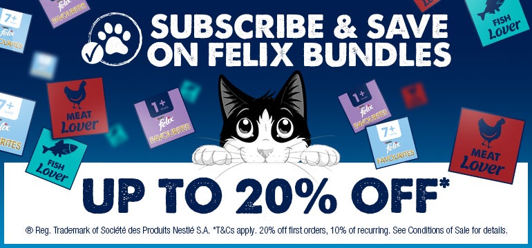 Subscribe & Save on Felix Bundles | Up to 20% off*