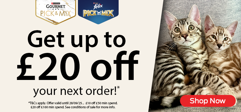 Get up to £20 off your next order!