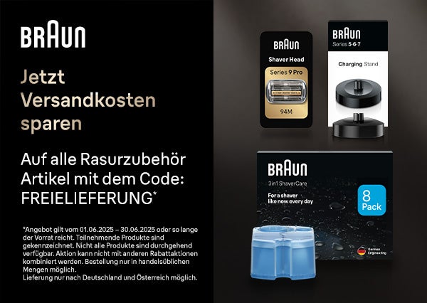 Freie Lieferung auf Rasurzubehör