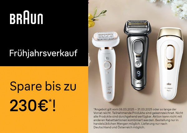 Braun Frühjahrsverkauf 2025