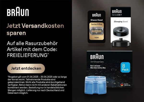 Freie Lieferung auf Rasurzubehör