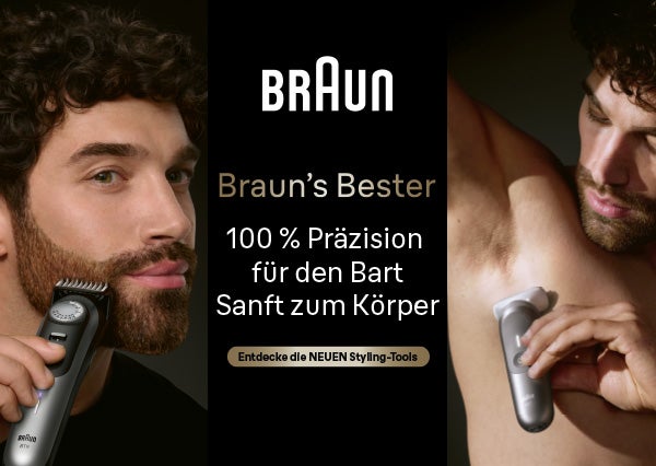 100% Präzision für den bart sanft zum körper