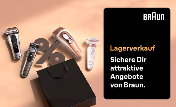 Braun Lagerverkauf