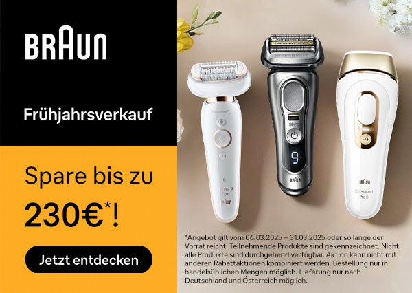 Braun Frühjahrsverkauf 2025