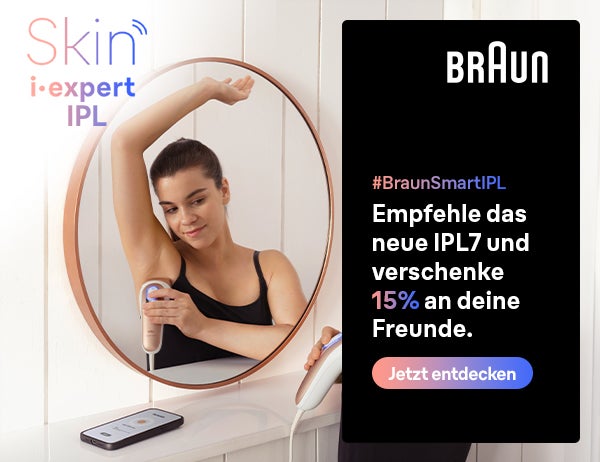 Empfehlen Sie Braun Ihren Freunden Verschenken Sie 15%* und erhalten Sie 5€* Rabatt“