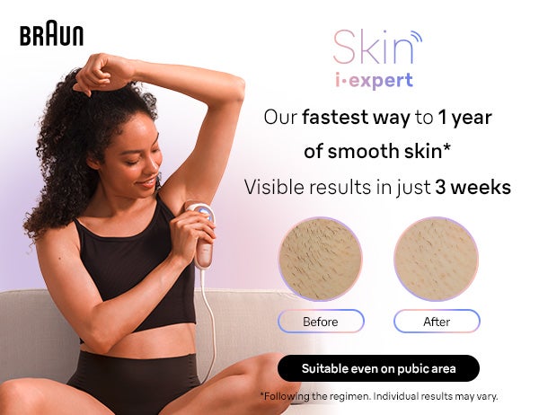 Our fastest way to 1 year of smooth skin* Visible results in just 3 weeks
