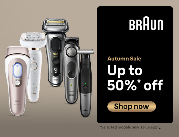 BRAUN | Autumn Sale | Up to 50% Off + Free Gift* | Free Delivery | Shop now