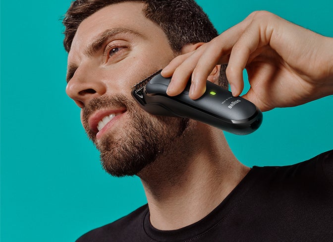 Multi-grooming (beard, body, ear, nose) - Braun - 3 images showing what the different accessories for the Braun 9-in-1 All-in-one Trimmer 5 MGK5280 can do