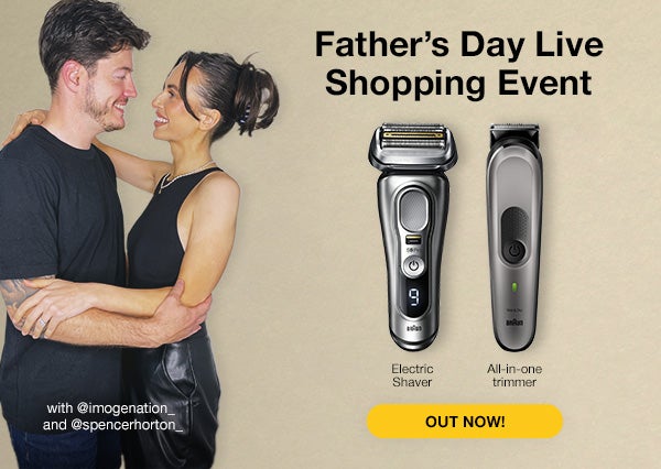 Father's day live shopping event - electric shaver Series 9, all in one trimmer MGK3245