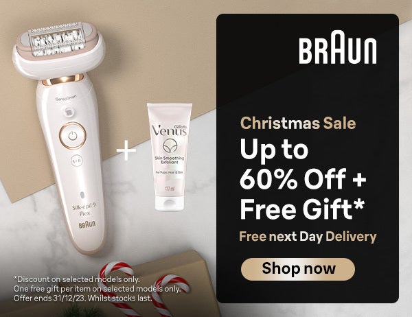BRAUN | Christmas Sale | Up to 50% Off + Free Gift* | Free next Day Delivery | Shop now
