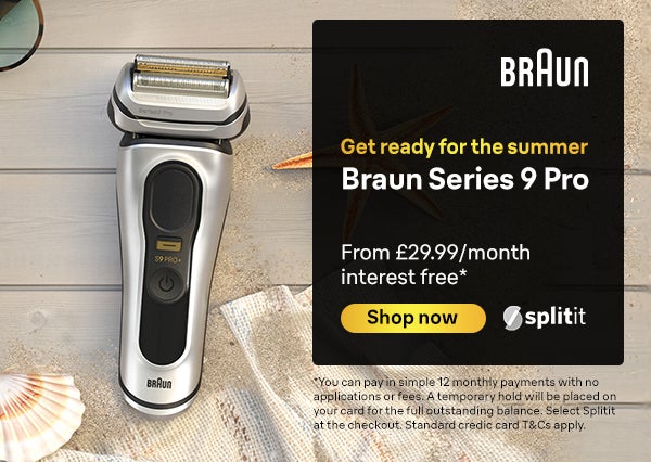 BRAUN | Summer Sale | From £29.99/month interest free* | Free Delivery | Shop now