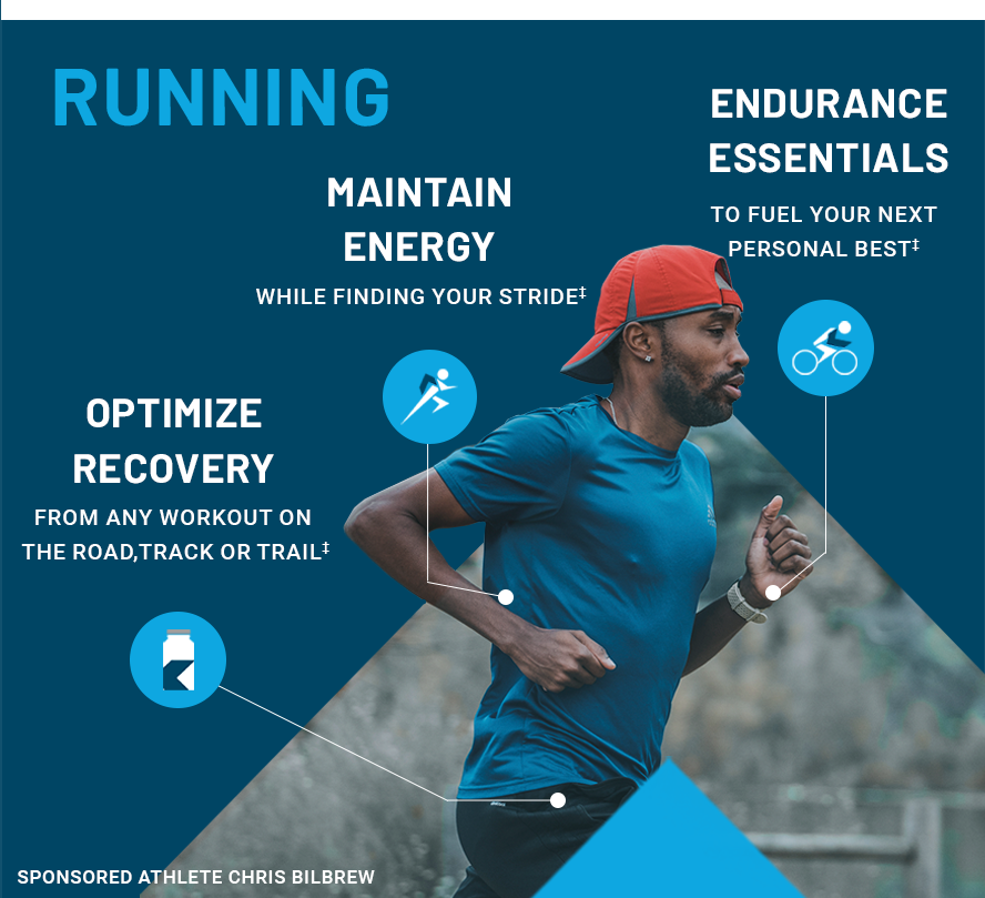 Running - optimize recovery, maintain energy and endurance essentials